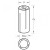 CLT/SLV/95127 - Collet sleeve 9.5mm to 12.7mm