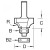 46/115X1/4TC - Bearing guided ovolo cutter 1.6mm radius