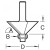 C049X8MMTC - Self guided chamfer angle=45 degrees x 12.7mm Cut