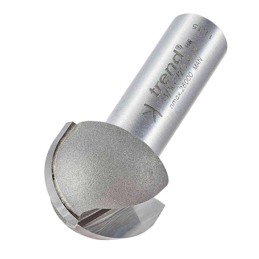13/30X1/2TC Cove cutter 12.7mm radius Trend Products Online