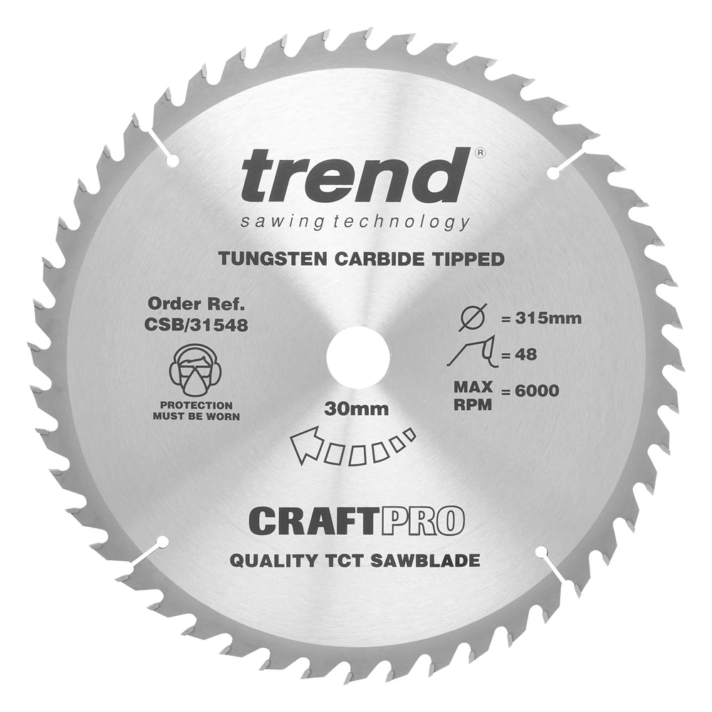 CSB/31548 - Craft saw blade 315mm x 48 teeth x 30mm