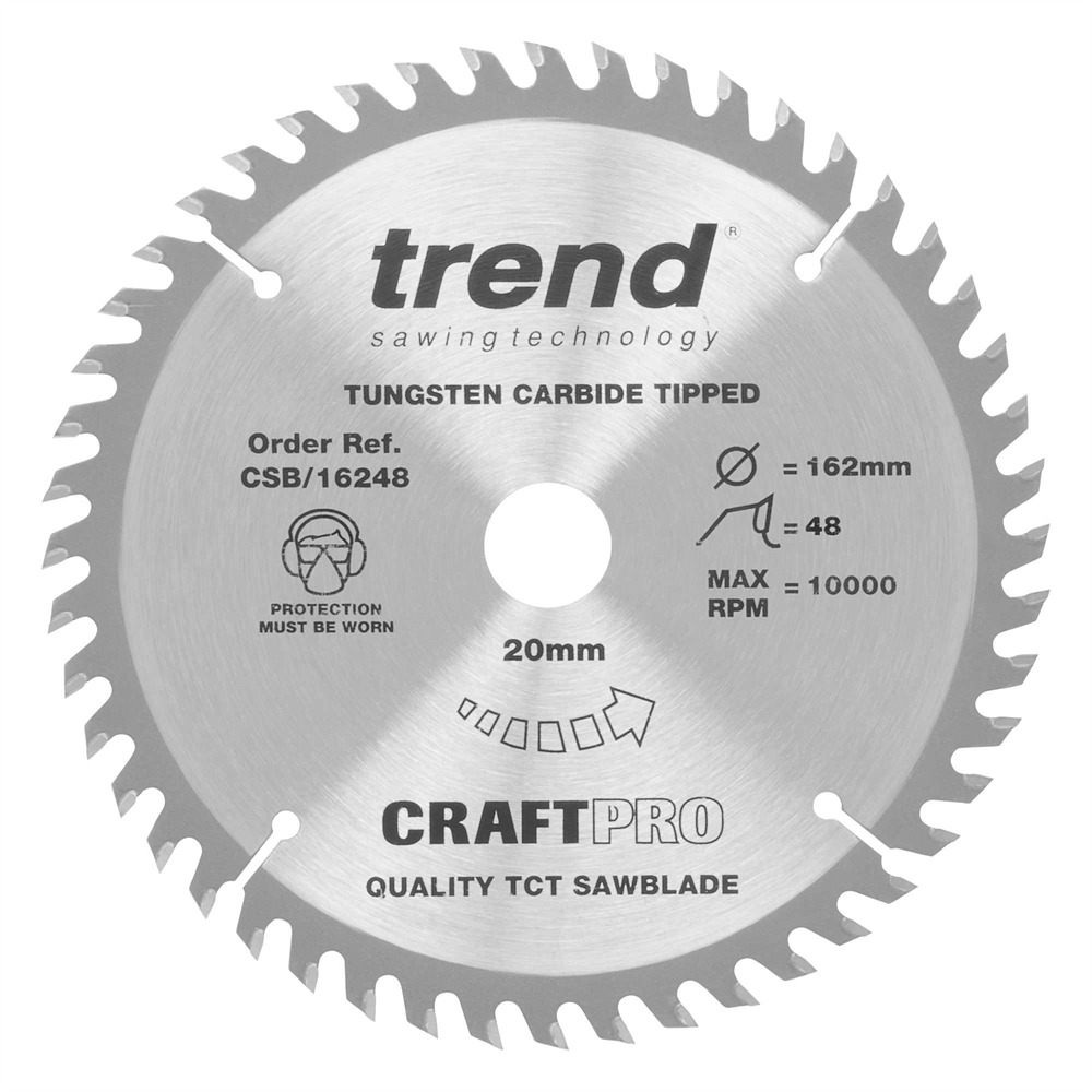 CSB/16248 - Craft saw blade 162mm x 48T x 20mm
