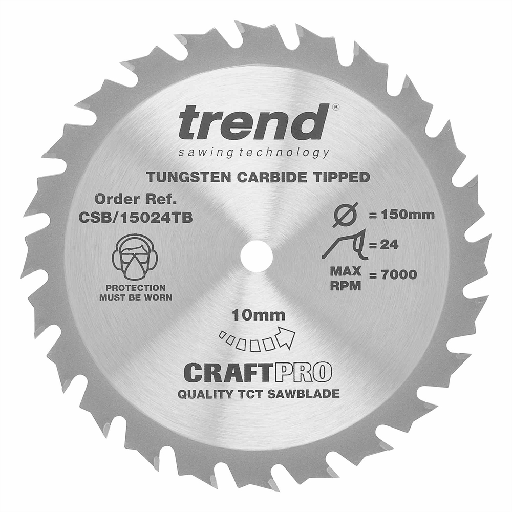 CSB/15024TB - Craft saw blade 150 x 24 teeth x 10 thin