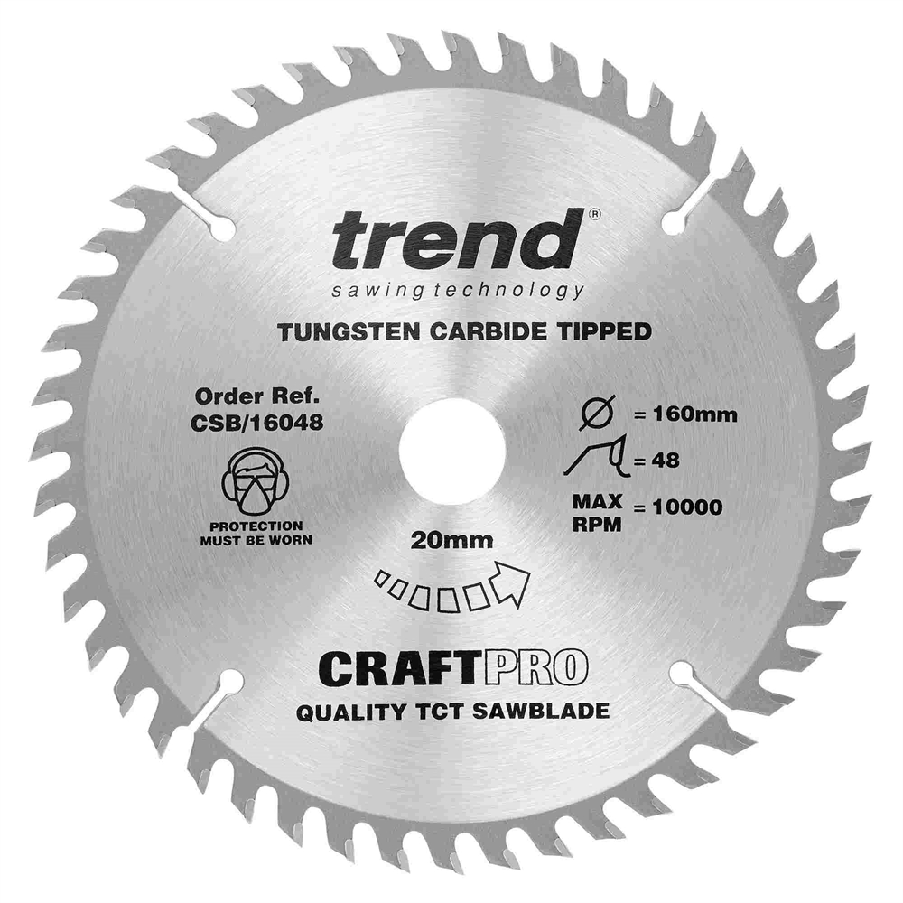 CSB/16048 - Craft saw blade 160mm x 48 teeth x 20mm