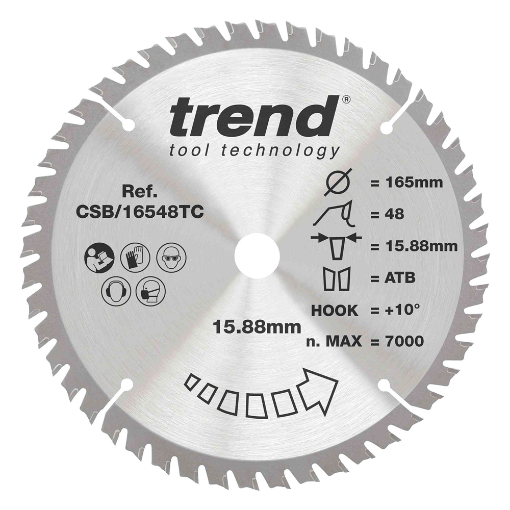 CSB/16548TC - Craft saw blade 165mm x 48 teeth x 15.88 thin