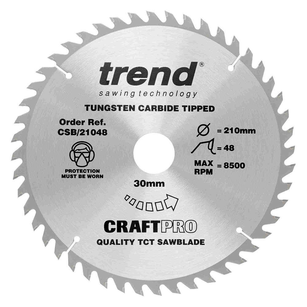 CSB/21048 - Craft saw blade 210mm x 48 teeth x 30mm
