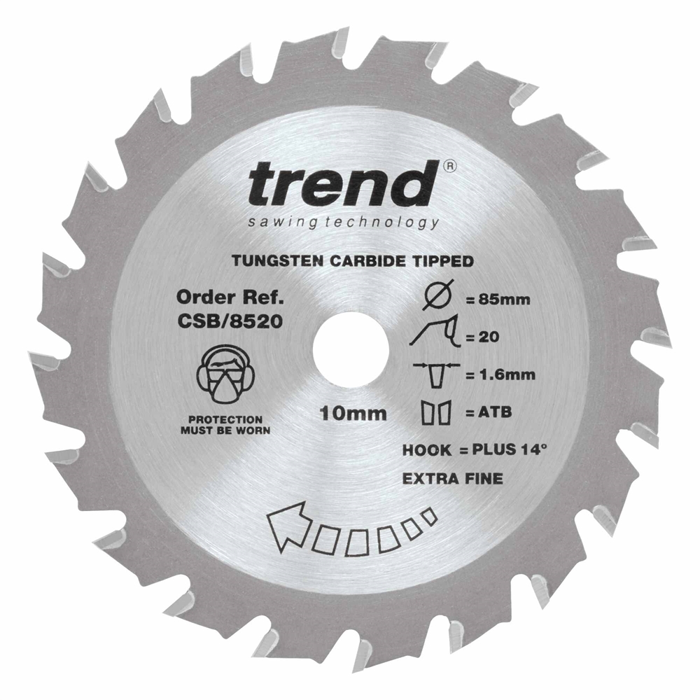 CSB/8520 - Craft saw blade 85x 20 teeth x 10