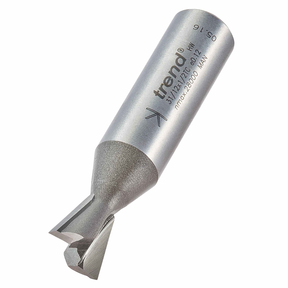 31 12X1 2TC Dovetail cutter 104 degrees x 12.7mm diameter