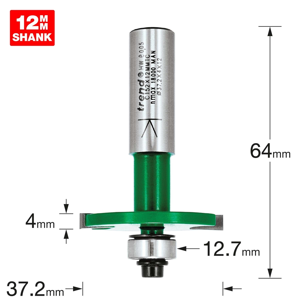 C152X12MMTC Biscuit jointer set Trend Products Online