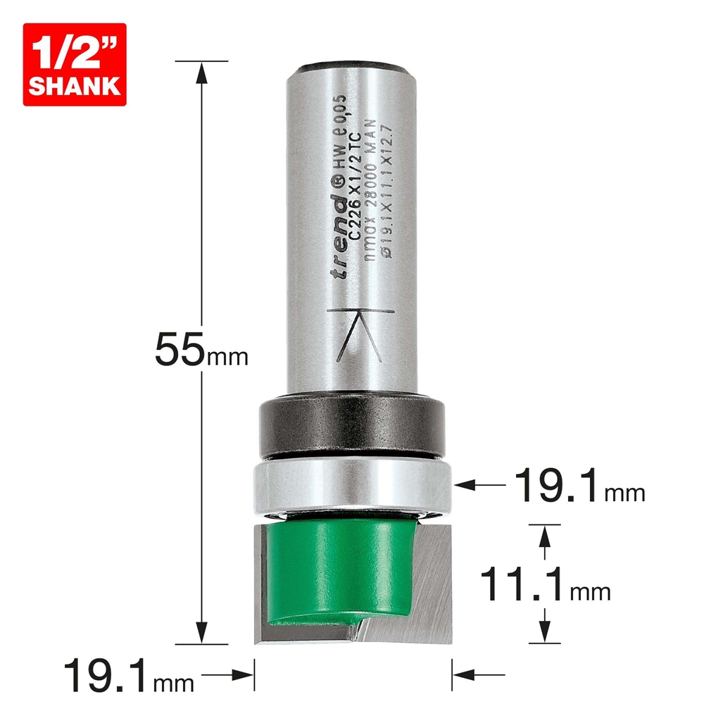 C226X1/2TC Guided housing cutter Trend Products Online
