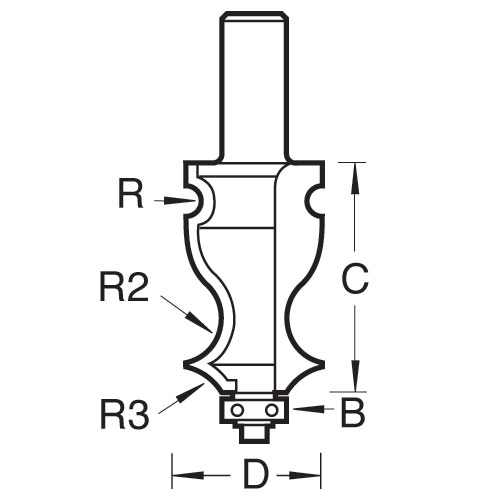 90/4X1/2TC - Multi-Mould cutter - Trend Products Online