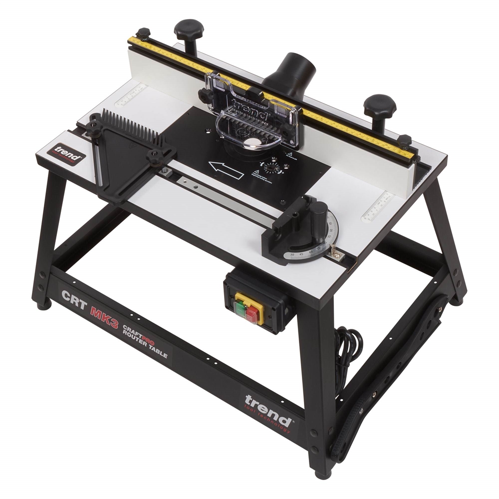 CRT MK3 EURO CraftPro Router Table MK3 230V Euro plug Authorised distributors only Trend Products Online