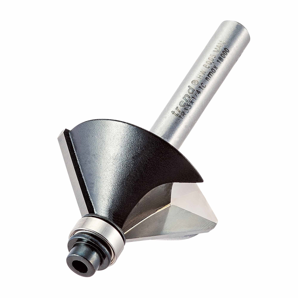 TR33X1/4TC Guided chamfer angle=45 degrees x 31.8mm Trend Products