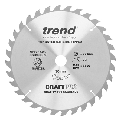 CSB/30032 - Craft saw blade 300mm x 32 teeth x 30mm
