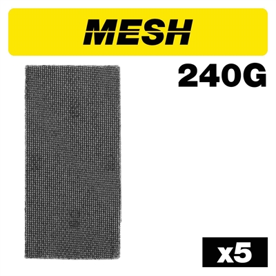 AB/THD/240M - MESH SAND SHEET 93 X 190MM 1/3 5 PC