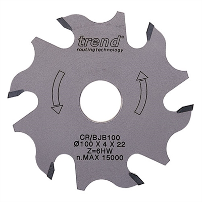 CR/BJB100 - CraftPro Biscuit blade 100mm diameter x 6T x  22mm