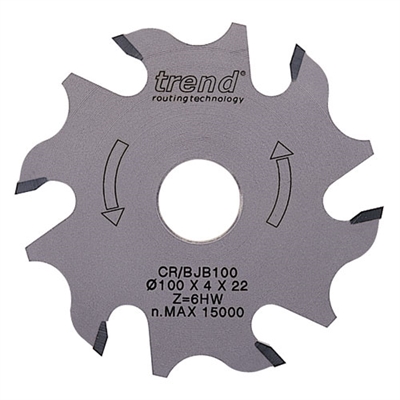 CR/BJB100T - CraftPro Biscuit blade 100mm diameter x 6T x 22mm thin body