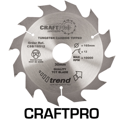 CSB/16012 - Craft saw blade 160mm x 12 teeth x 20mm