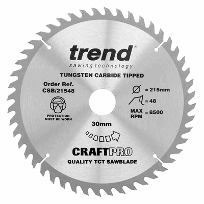 CSB/21548 - Craft saw blade 215mm x 48 teeth x 30mm