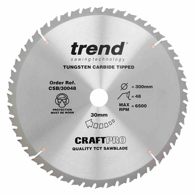 CSB/30048 - Craft saw blade 300mm x 48 teeth x 30mm