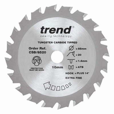 CSB/8520 - Craft saw blade 85x 20 teeth x 10