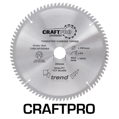 CSB/AP18458A - Craft saw blade aluminium and plastic 184 x 58 teeth x 30