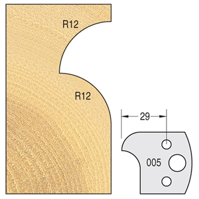 IT/3300540 - Knife 40mm x 4mm tool steel (pair)