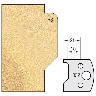 IT/3303240 - Knife 40mm x 4mm tool steel (pair)