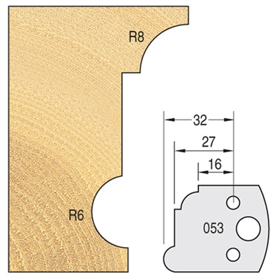 IT/3305340 - Knife 40mm x 4mm tool steel (pair)