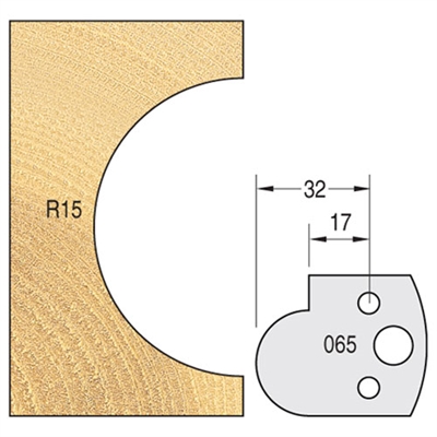 IT/3306540 - Knife 40mm x 4mm tool steel (pair)