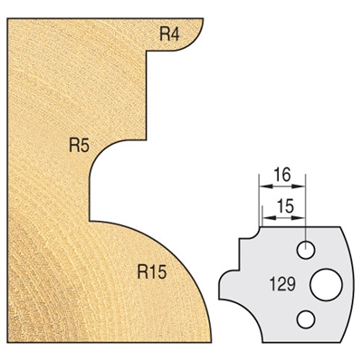 IT/3312940 - Knife 40mm x 4mm tool steel (pair)