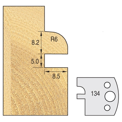 IT/3313440 - Knife 40mm x 4mm tool steel (pair)