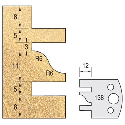 IT/3313840 - Knife 40mm x 4mm tool steel (pr)138