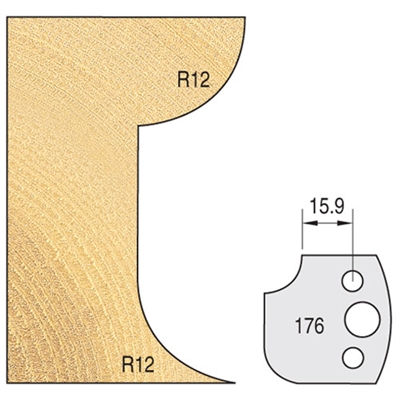 IT/3317640 - Knife 40mm x 4mm tool steel (pair)