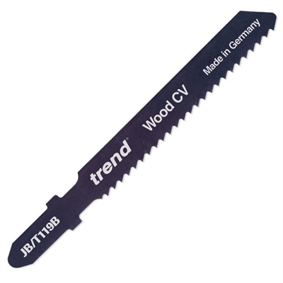 JB/T119B - Jigsaw blade 75x2.0mm CV 5 pack