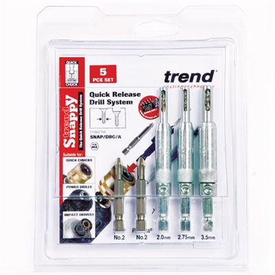 SNAP/DBG/A - Snappy drill bit guide 5pc set