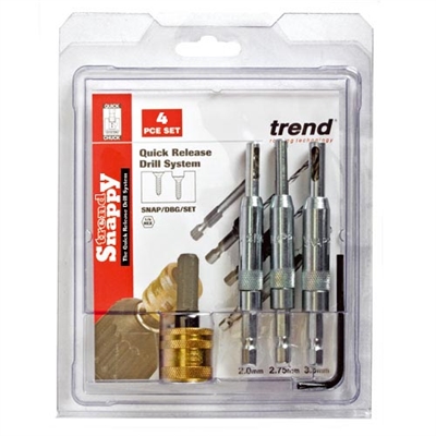 SNAP/DBG/SET - Trend Snappy drill bit guide 4 piece set
