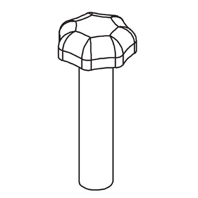 WP-CRTMK3/15 - Back fence knob UNC 5/16x2'' female CRT/MK3