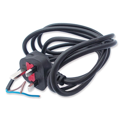 WP-T4/021 - 2 core cable with plug 230V UK T4E