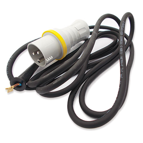 WP-T5L/023 - Cable 2 core with plug UK 115V T5